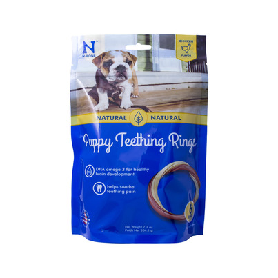 Natural Polymer Int. N-Bone Puppy Teething Ring Chicken Flavor