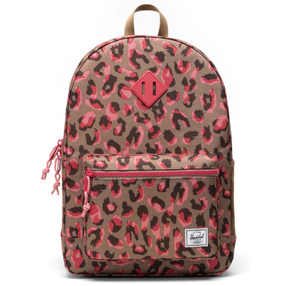 Herschel Supply Heritage Youth Backpack Holly Berry Leopard