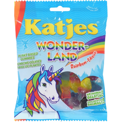 Katjes Plant-Based Gummies Wonderland Rainbow Edition