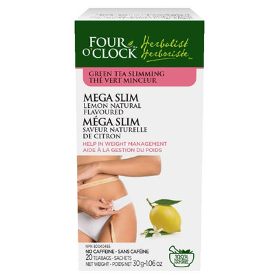 Four O'Clock Herbalist Lemon Mega Slim Green Tea