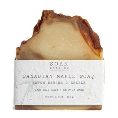 SOAK Bath Co Soap Bar Canadian Maple