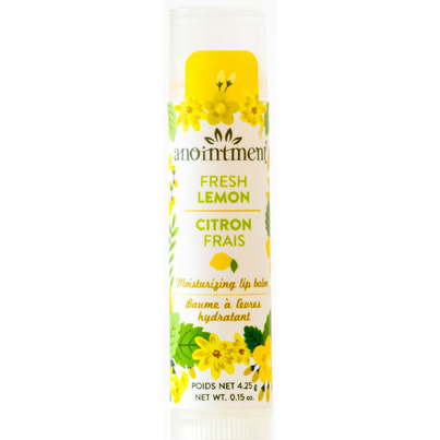 Anointment Natural Skin Care Fresh Lemon Lip Balm