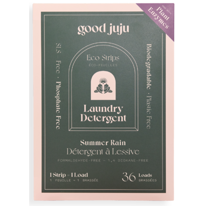 Good Juju Laundry Detergent Strips Summer Rain