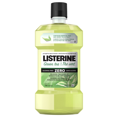 Listerine Green Tea Zero Antiseptic Mouthwash