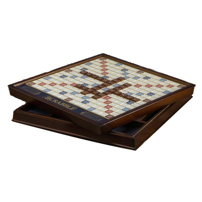 Winning Solutions Scrabble Deluxe Wooden Edition