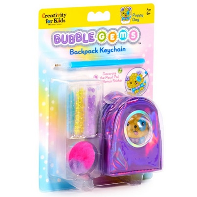 Creativity For Kids Bubble Gems Key Chain Puppy Dog