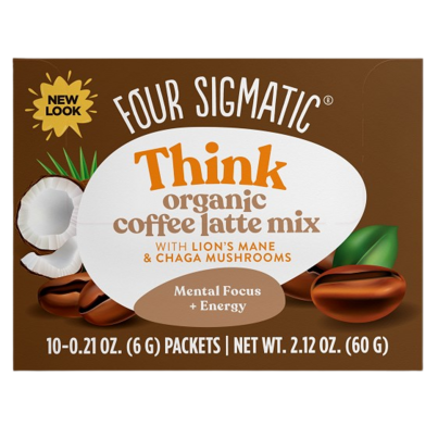 Four Sigmatic Think Organic Coffee Latte Mix With Lion's Mane