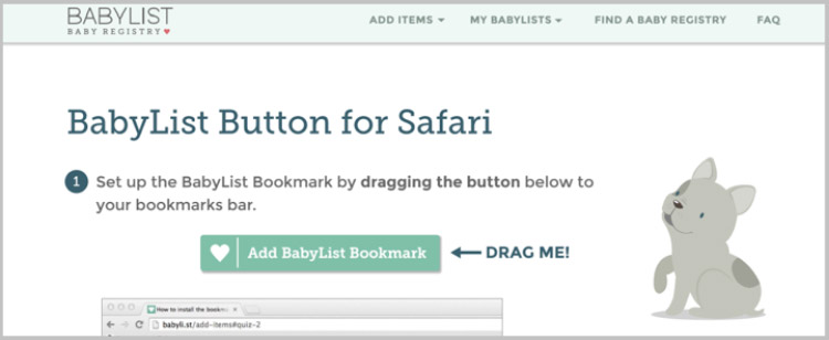 Add baby registry bookmark Add baby registry bookmark