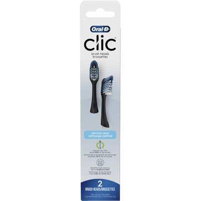 Oral-B Clic Ultimate Clean Black Brush Refill