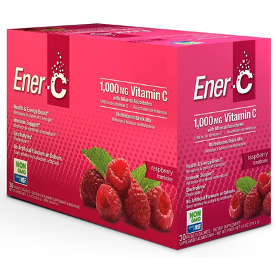 Ener-Life Ener-C 1,000mg Vitamin C Drink Mix Raspberry
