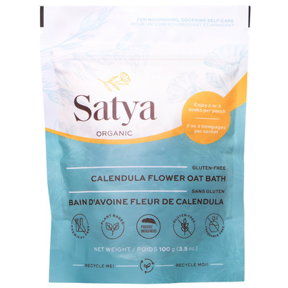 Satya Organic Calendula Flower Oat Bath