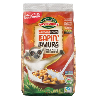 Nature's Path EnviroKidz Organic Leapin' Lemurs Cereal EcoPac Bag
