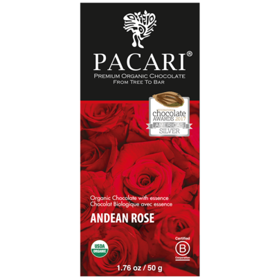 Pacari Premium Organic Chocolate Andean Rose