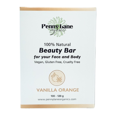 Penny Lane Organics 100% Natural Beauty Bar Vanilla Orange