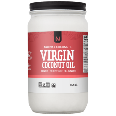 Naked Coconuts Organic Virgin Coconut Oil Medium