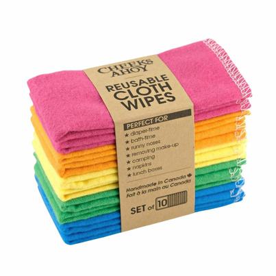 Cheeks Ahoy Cloth Wipes Rainbow