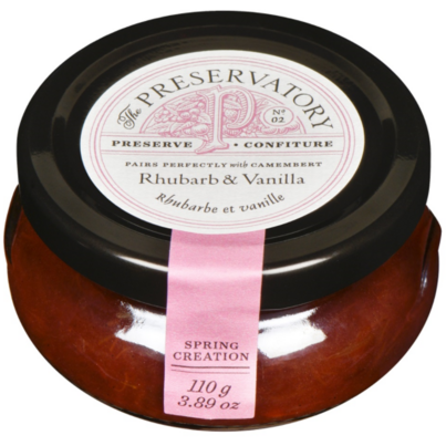 The Preservatory Preserve Jam Rhubarb & Vanilla