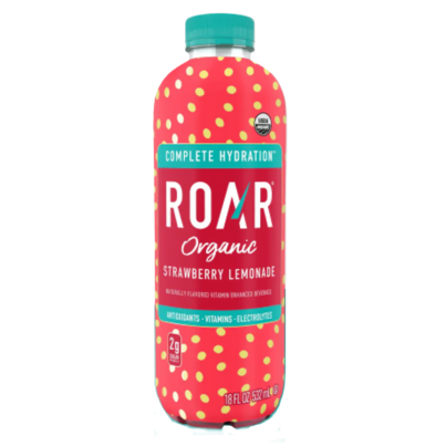 Roar Organic Strawberry Lemonade Organic Electrolyte Infusion