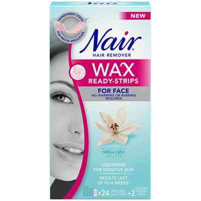 Nair Wax Ready-Strips With Soothing White Lily