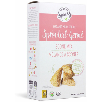 Second Spring Organic Sprouted Whole Grain Scone Mix