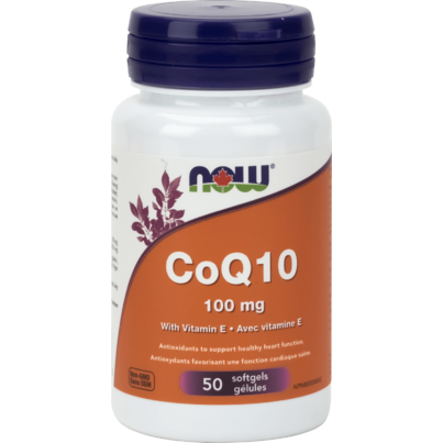 NOW Foods CoQ10 With Vitamin E Softgels