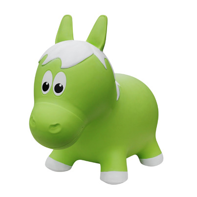 Farm Hoppers Inflatable Bouncing Horse Green