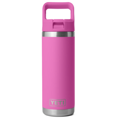 YETI Rambler Straw Bottle Wildflower Fuchsia