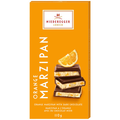 Niederegger Orange Dark Chocolate Marzipan Bar