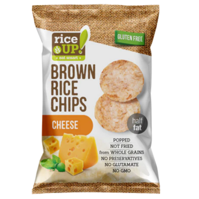 RiceUP! Popped Brown Rice Chips Cheese