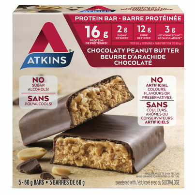 Atkins Chocolaty Peanut Butter Protein Bars