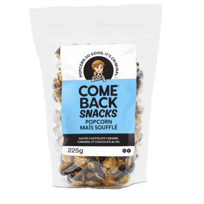 Comeback Snacks Salted Chocolate Caramel Popcorn