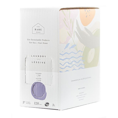 The Bare Home Laundry Refill Box Lavender + Sage