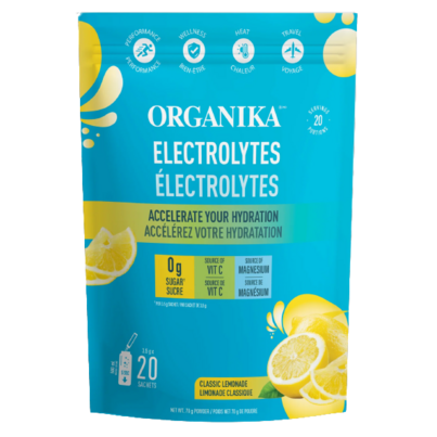 Organika Electrolytes Classic Lemonade Sachets