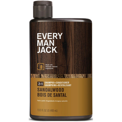 Every Man Jack 2-in-1 Daily Shampoo + Conditioner Sandalwood