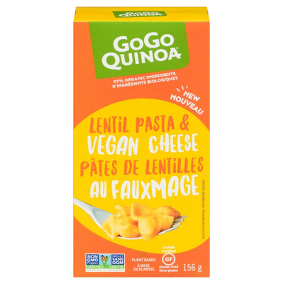 GoGo Quinoa Lentil Pasta & Vegan Cheese