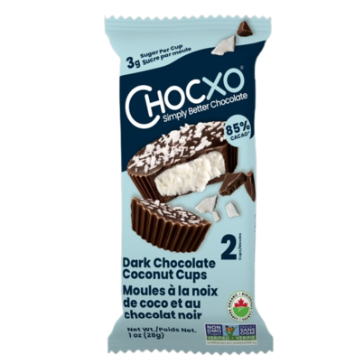 ChocXO Dark Chocolate Coconut Cups