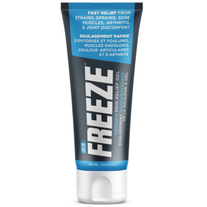 X3 Freeze Cold Therapy Pain Relief Gel Tube