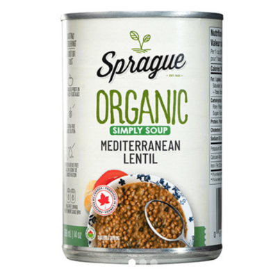 Sprague Organic Mediterranean Lentil Soup