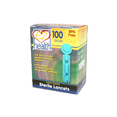 EZ Health Oracle Blood Glucose Extra Gentle Sterile Lancets