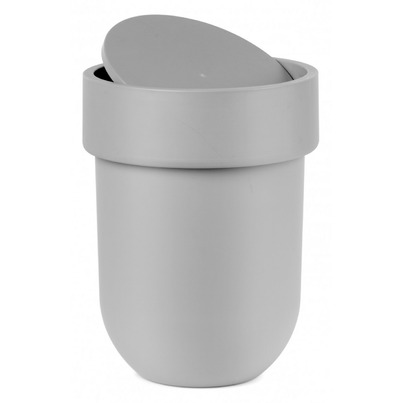 Umbra Touch Waste Can With Lid Grey