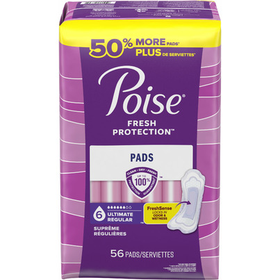 Poise Incontinence Pads & Postpartum Pads Ultimate Absorbency