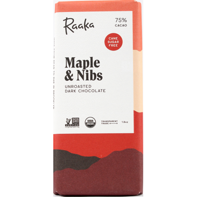 Raaka Chocolate Maple & Nibs