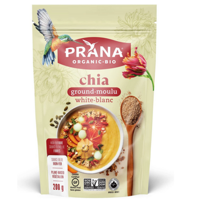 PRANA Organic Whole White Chia Seeds
