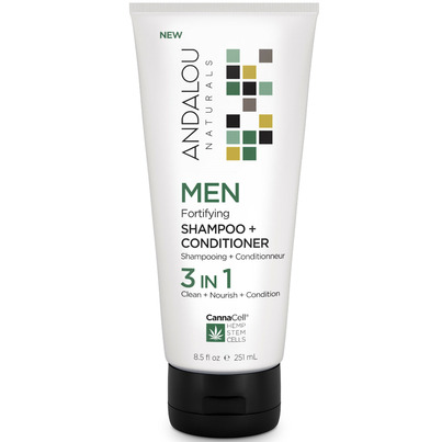 ANDALOU Naturals MEN 3-in-1 Fortifying Shampoo & Conditioner