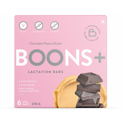 BOONS+ Chocolate Peanut Butter Lactation Bars