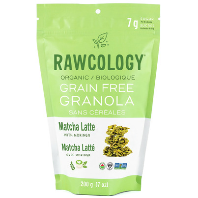 Rawcology Organic + Gluten Free Grain Free Granola Matcha Latte