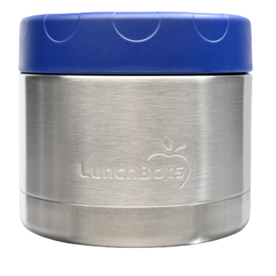 Lunchbots Leak-Proof Wide Thermal Lunch Container Navy