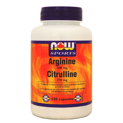 NOW Sports Arginine & Citrulline 500/250mg