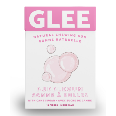 Glee Gum Bubblegum Sweetened With Cane Sugar