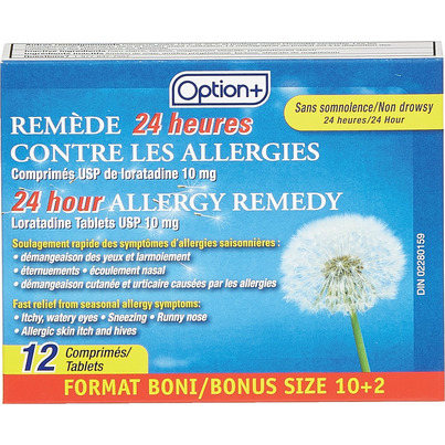 Option+ 24 Hour Allergy Remedy